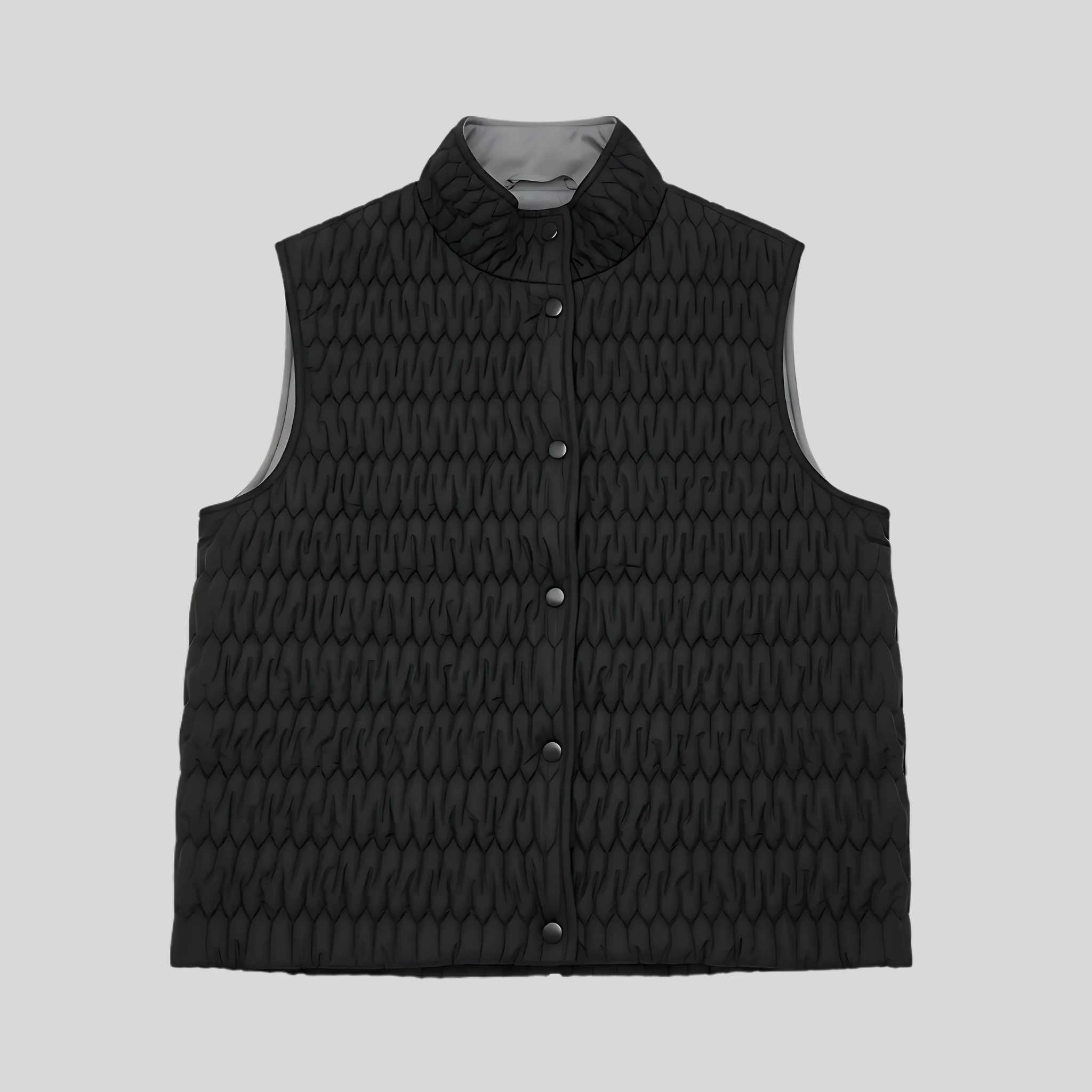 "spiked details" vest