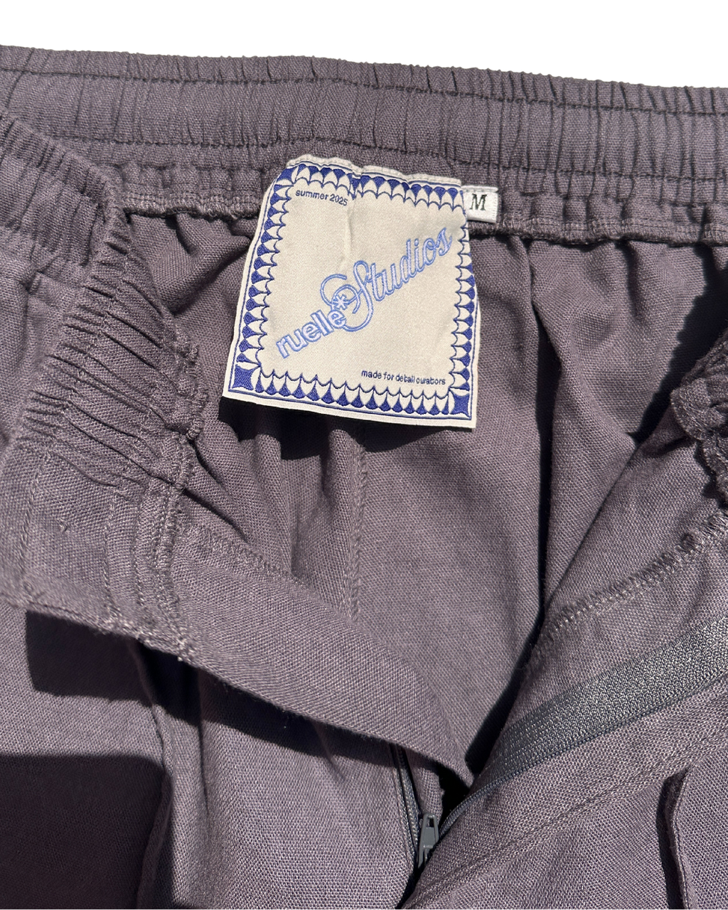 "soft grey" linen pants.