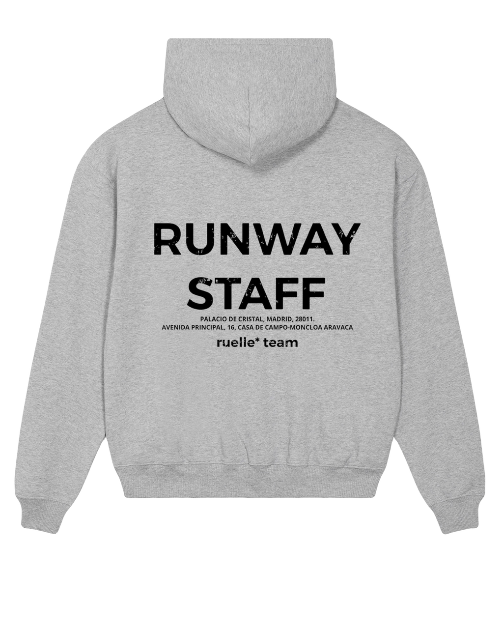 "ruelle* staff" hoodie