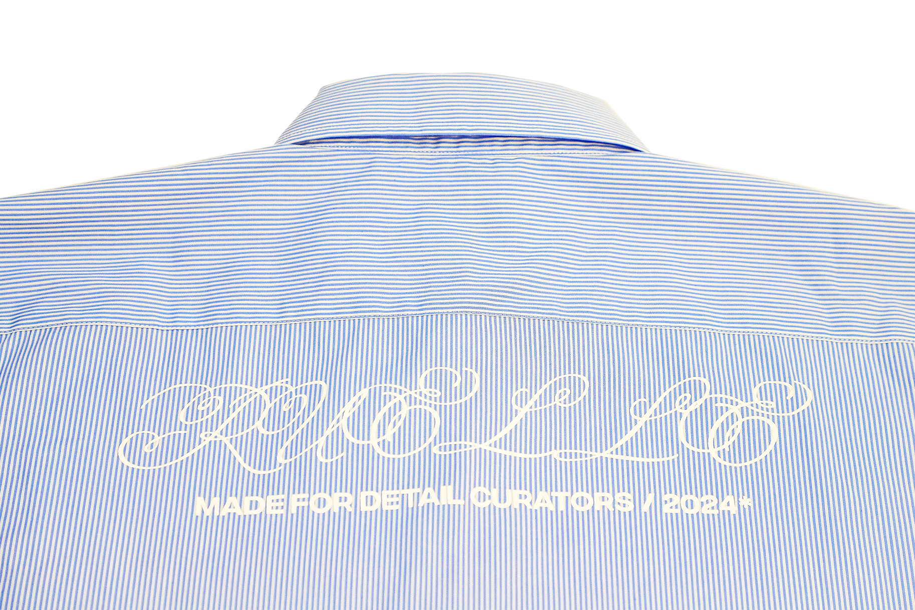 "distorted blue lines" shirt